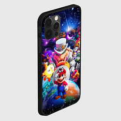 Чехол для iPhone 12 Pro Super Mario Odyssey Space Video game, цвет: 3D-черный — фото 2