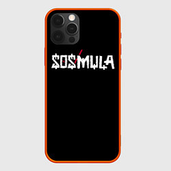 Чехол для iPhone 12 Pro SosMula City Morgue - SosMula Type B, цвет: 3D-красный