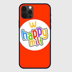 Чехол для iPhone 12 Pro HAPPY MILF, цвет: 3D-черный