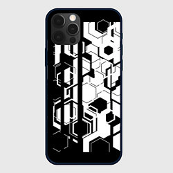 Чехол для iPhone 12 Pro Шесть граней, цвет: 3D-черный