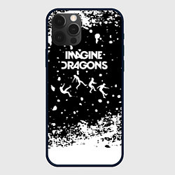 Чехол для iPhone 12 Pro Imagine dragons rock, цвет: 3D-черный