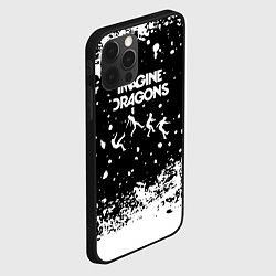 Чехол для iPhone 12 Pro Imagine dragons rock, цвет: 3D-черный — фото 2