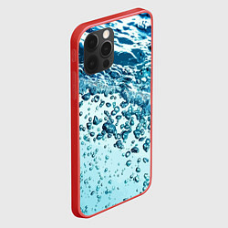 Чехол для iPhone 12 Pro Wave Pacific ocean, цвет: 3D-красный — фото 2