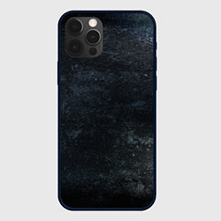 Чехол для iPhone 12 Pro Темная текстура, цвет: 3D-черный