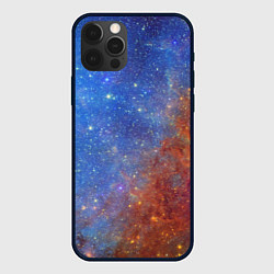 Чехол для iPhone 12 Pro Яркая вселенная, цвет: 3D-черный