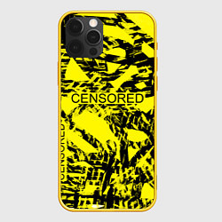 Чехол для iPhone 12 Pro Censored Коллекция Get inspired! Fl-182-c-y, цвет: 3D-желтый