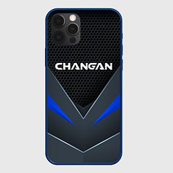 Чехол для iPhone 12 Pro CHANGAN - TECHNOLOGY ARMOR, цвет: 3D-тёмно-синий