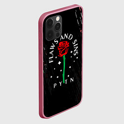 Чехол для iPhone 12 Pro Payton Moormeie pattern rose, цвет: 3D-малиновый — фото 2