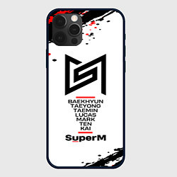 Чехол для iPhone 12 Pro SuperM суперМ, цвет: 3D-черный