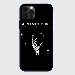 Чехол для iPhone 12 Pro Memento Mori Надпись, цвет: 3D-черный