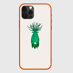 Чехол для iPhone 12 Pro Mononoke Princess, цвет: 3D-красный