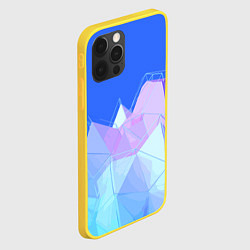 Чехол для iPhone 12 Pro Pink ice Abstractiom Geometry, цвет: 3D-желтый — фото 2