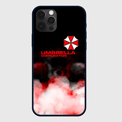 Чехол для iPhone 12 Pro Umbrella Corporation туман, цвет: 3D-черный