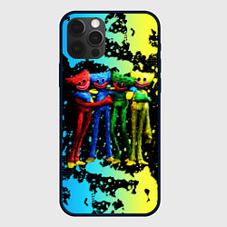Чехол для iPhone 12 Pro POPPY PLAYTIME Mini Huggies, цвет: 3D-черный