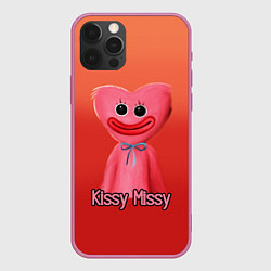 Чехол для iPhone 12 Pro КИССИ МИССИ KISSY MISSY, цвет: 3D-малиновый