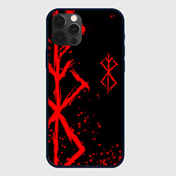 Чехол для iPhone 12 Pro КЛЕЙМО ЖЕРТВЫ BERSERK БЕРСЕРК, цвет: 3D-черный