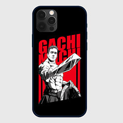 Чехол для iPhone 12 Pro GACHIMUCHI WARRIOR ГАЧИМУЧИ ВОИН, цвет: 3D-черный