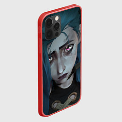 Чехол для iPhone 12 Pro Jinx Аркейн и ты, цвет: 3D-красный — фото 2