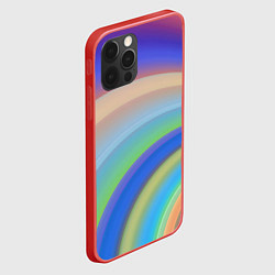 Чехол для iPhone 12 Pro Все цвета радуги, цвет: 3D-красный — фото 2