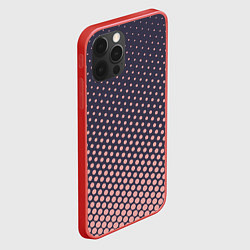 Чехол для iPhone 12 Pro Паттерн в горошек, цвет: 3D-красный — фото 2