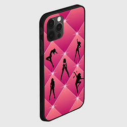 Чехол для iPhone 12 Pro Веселый Танцующий Счастливый, цвет: 3D-черный — фото 2