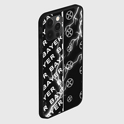 Чехол для iPhone 12 Pro BAYER - Молнии Паттерны, цвет: 3D-черный — фото 2