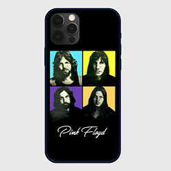 Чехол для iPhone 12 Pro PINK FLOYD ПОРТРЕТЫ, цвет: 3D-черный