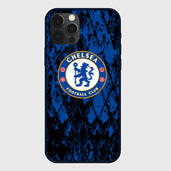 Чехол для iPhone 12 Pro CHELSEA F ЧЕЛСИ LOGO, цвет: 3D-черный