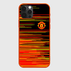 Чехол для iPhone 12 Pro Манчестер юнайтед manchester united ФКМЮ, цвет: 3D-красный