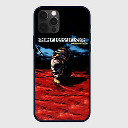 Чехол для iPhone 12 Pro Acoustica - Scorpions, цвет: 3D-черный