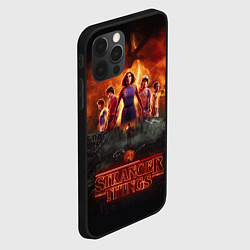 Чехол для iPhone 12 Pro ОЧЕНЬ СТРАННЫЕ ДЕЛА STRANGER THINGS, цвет: 3D-черный — фото 2