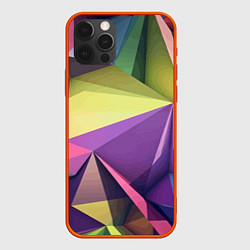 Чехол для iPhone 12 Pro Geometric 3 D abstraction Геометрическая трехмерна, цвет: 3D-красный