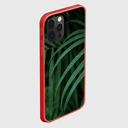 Чехол для iPhone 12 Pro Камуфляж-тропики, цвет: 3D-красный — фото 2