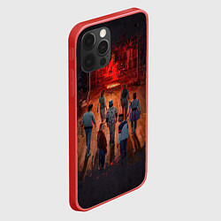 Чехол для iPhone 12 Pro Stranger Things 4, цвет: 3D-красный — фото 2