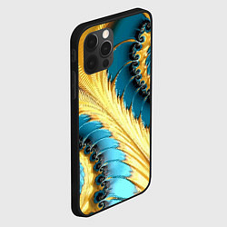 Чехол для iPhone 12 Pro Двойная авангардная спираль Double avant-garde spi, цвет: 3D-черный — фото 2