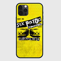 Чехол для iPhone 12 Pro Sex Pistols experience LIVE, цвет: 3D-черный