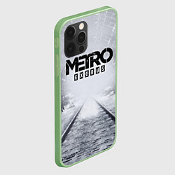 Чехол для iPhone 12 Pro METRO ЛОГОТИП, цвет: 3D-салатовый — фото 2