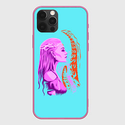 Чехол iPhone 12 Pro GIRL AND OCTOPUS TENTACLES