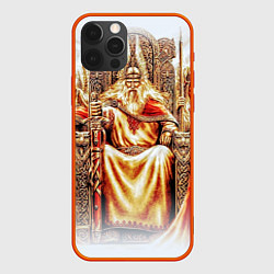 Чехол для iPhone 12 Pro Бог СВАРОГ, цвет: 3D-красный