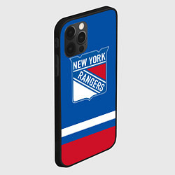 Чехол для iPhone 12 Pro New York Rangers Панарин, цвет: 3D-черный — фото 2