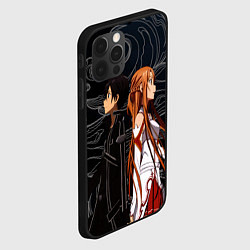 Чехол для iPhone 12 Pro Кирито и Асуна - Sword Art Online, цвет: 3D-черный — фото 2