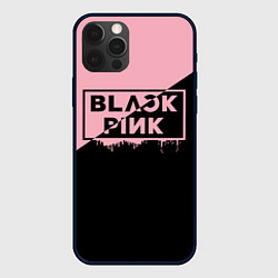 Чехол для iPhone 12 Pro BLACKPINK BIG LOGO, цвет: 3D-черный