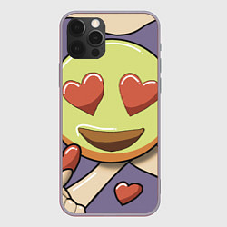 Чехол для iPhone 12 Pro LOVE- emotion collection, цвет: 3D-серый