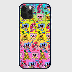 Чехол для iPhone 12 Pro POPPY PLAYTIME МИЛЫЕ ПЕРСОНАЖИ, цвет: 3D-черный