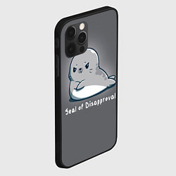 Чехол для iPhone 12 Pro Seal of Disapproval, цвет: 3D-черный — фото 2