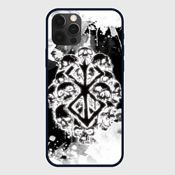Чехол для iPhone 12 Pro КЛЕЙМО ЖЕРТВЫ - БЕРСЕРКBERSERK, цвет: 3D-черный