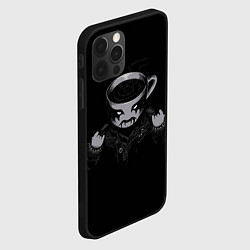 Чехол для iPhone 12 Pro Black Metal Coffee, цвет: 3D-черный — фото 2