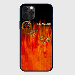 Чехол для iPhone 12 Pro Hell Awaits - Slayer, цвет: 3D-черный