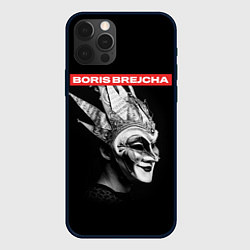Чехол для iPhone 12 Pro Boris Brejcha в маске, цвет: 3D-черный