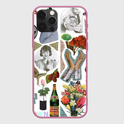 Чехол для iPhone 12 Pro Underground vanguard pattern fashion 2088, цвет: 3D-малиновый